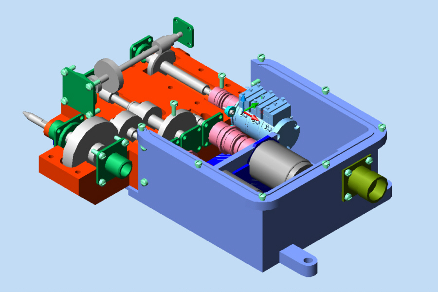 Zentral-Einheit (Höhenruder-Trimmung-Antrieb)