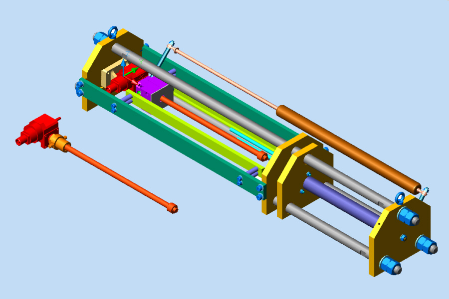 Prüfstand für Aktuatoren
