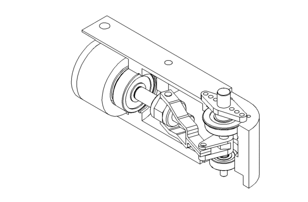 3D-Darstellung eines Aktuators